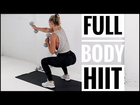 NO REPEAT WORKOUT // Full body HIIT Workout with Weights
