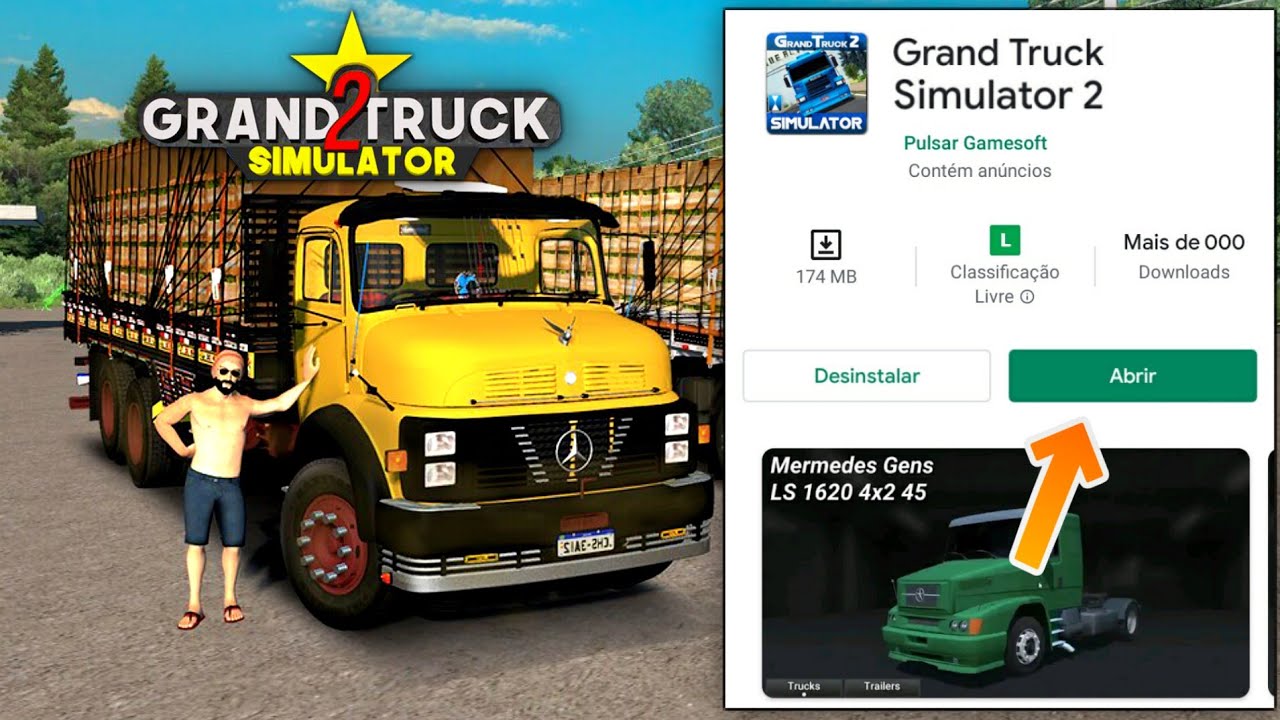 Grand Truck Simulator 2: jogo com caminhões brasileiros está disponível  para baixar no Android - Mobile Gamer