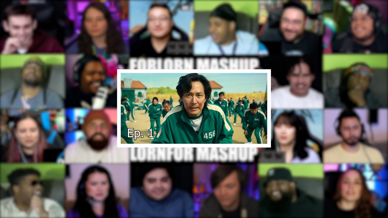 Squid Game Ep 1 | Extended Reaction Mashup | #squidgame