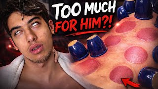 ASMR Cupping Therapy & Head Massage (He Couldn’t Handle This 😳
