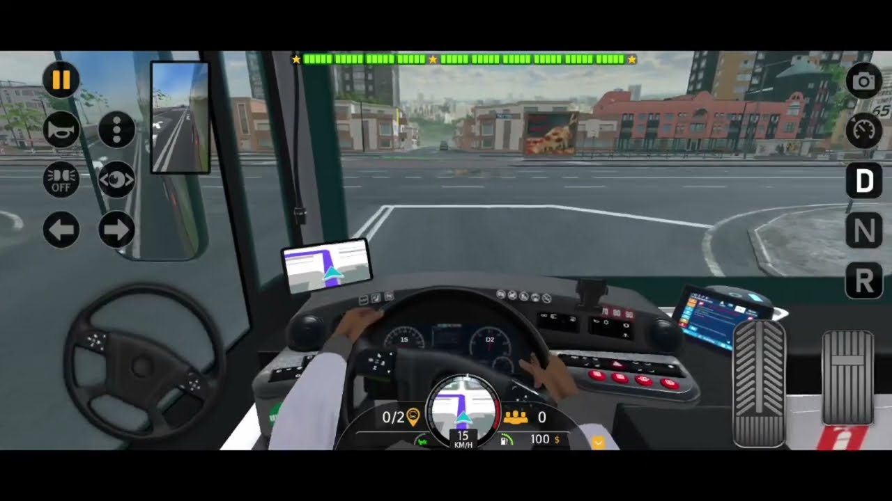 Crazy Bus Driving Game 🚍 | Realistic Indian Bus Simulator Gameplay❤️