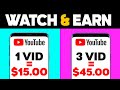 Get Paid $45 Watching Youtube Videos (Make Money Watching YouTube Videos 2022) (FREE PayPal Money!)