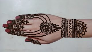 Very Easy Mehndi Design Trick For Back Hand || mehndi ka design | mehndi design | mehandi designs