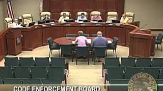 CITY OF VERO BEACH CODE ENFORCEMENT  BOARD MEETING 2/12/2014
