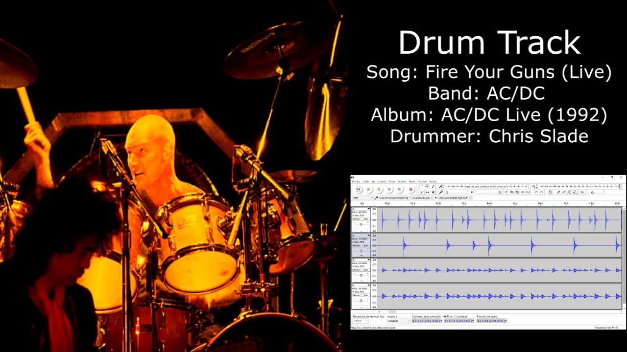 Fire Your Guns (Live) (AC/DC) • Drum Track - YouTube
