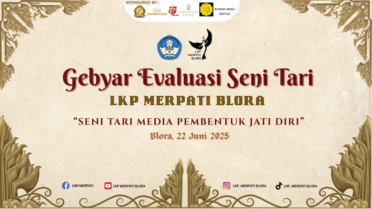GEBYAR EVALUASI SENI TARI LKP MERPATI BLORA 