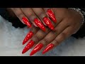 HOW TO: Birthday Cake Inspired Nails | 3D Nail design | Acrylic Nails Tutorial