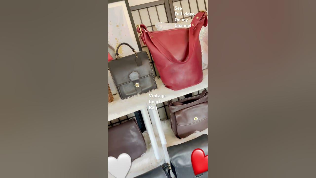 Vintage Coach Handbag Collection ❤️ Vintage Coach Duffle Sac #9085 & Others  Station Taft Stewardess 