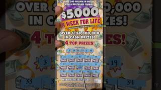 Win or lose?? | 5.000 A WEEK FOR LIFE! #lottery #scratchoff #floridalottery #scratchers screenshot 4