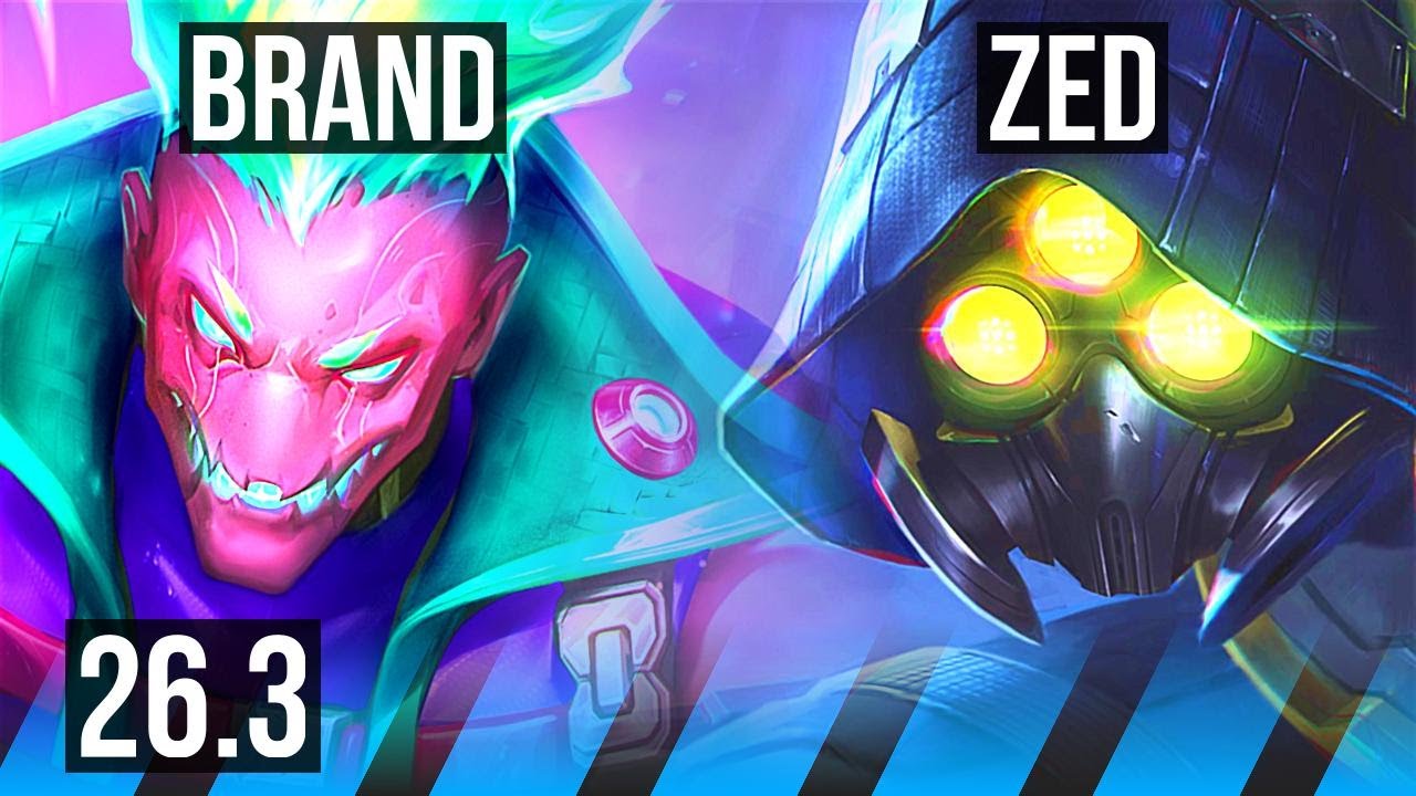 BRAND vs ZED (MID) | EUW Master | 26.3