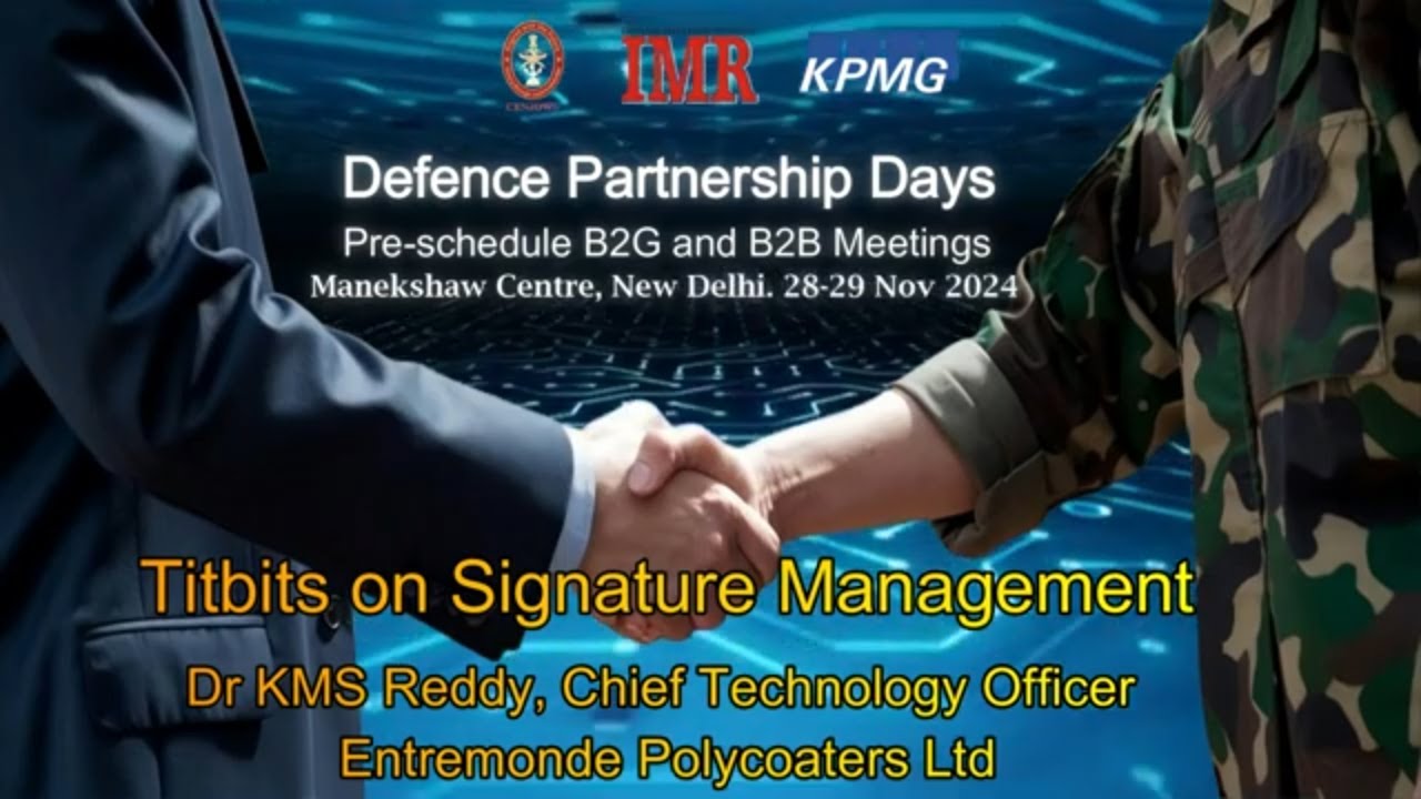 Titbits on Signature Management - Entremonde Polycoaters