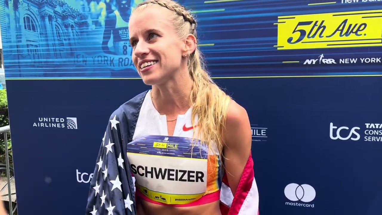 Karissa Schweizer Breaks Down 3rd Place At 5th Ave Mile, Thoughts On USA's 5K/10K Team For Worlds
