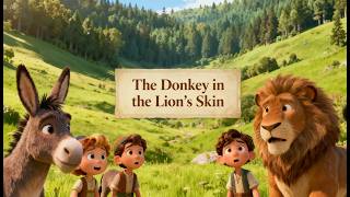 The Donkey in the Lion’s Skin  Moral Story for Kids  Aesop’s Fables