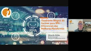 Webinar Avaliando o Quadrante Mágico do Gartner para RPA 2022– Diferenciais das Melhores Plataformas