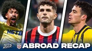 Playmaker Pulisic gets an ASSIST | Richards SCORES vs Man City | Gio told to LEAVE | USMNT Abroad