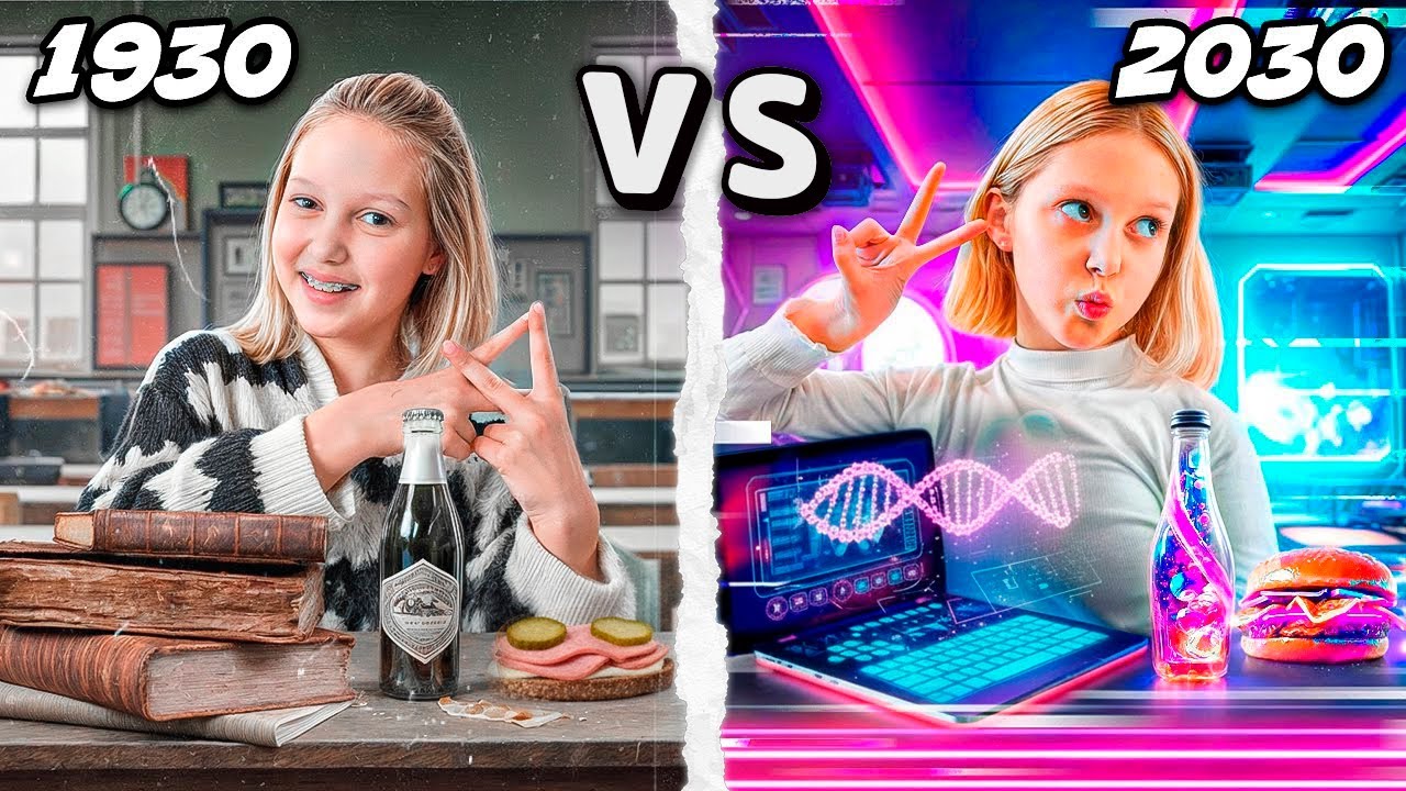 Животът ДНЕС vs ПРЕДИ 100 ГОДИНИ! 😱⏳ Как всичко се промени? | Amelka Karamelka BG