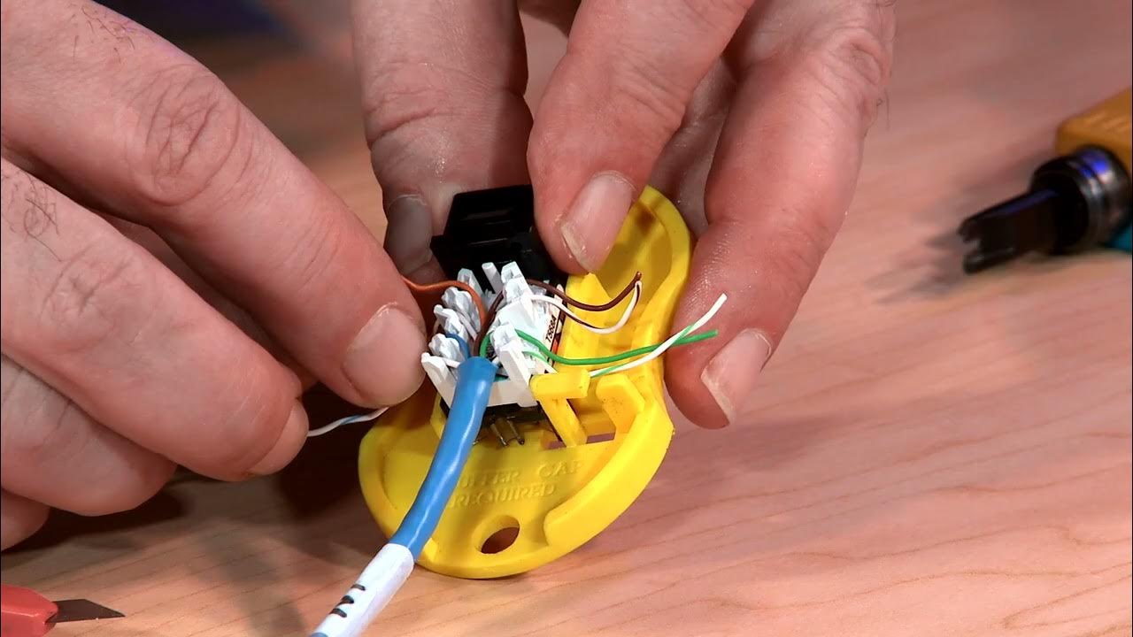 Termination and wiring practices for Cat5 and Cat5e cables for network use YouTube