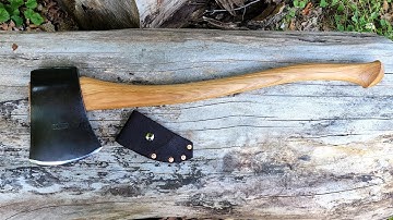 How I Thin Down and Shape My Axe Handles Into a Custom Vintage Style Handle