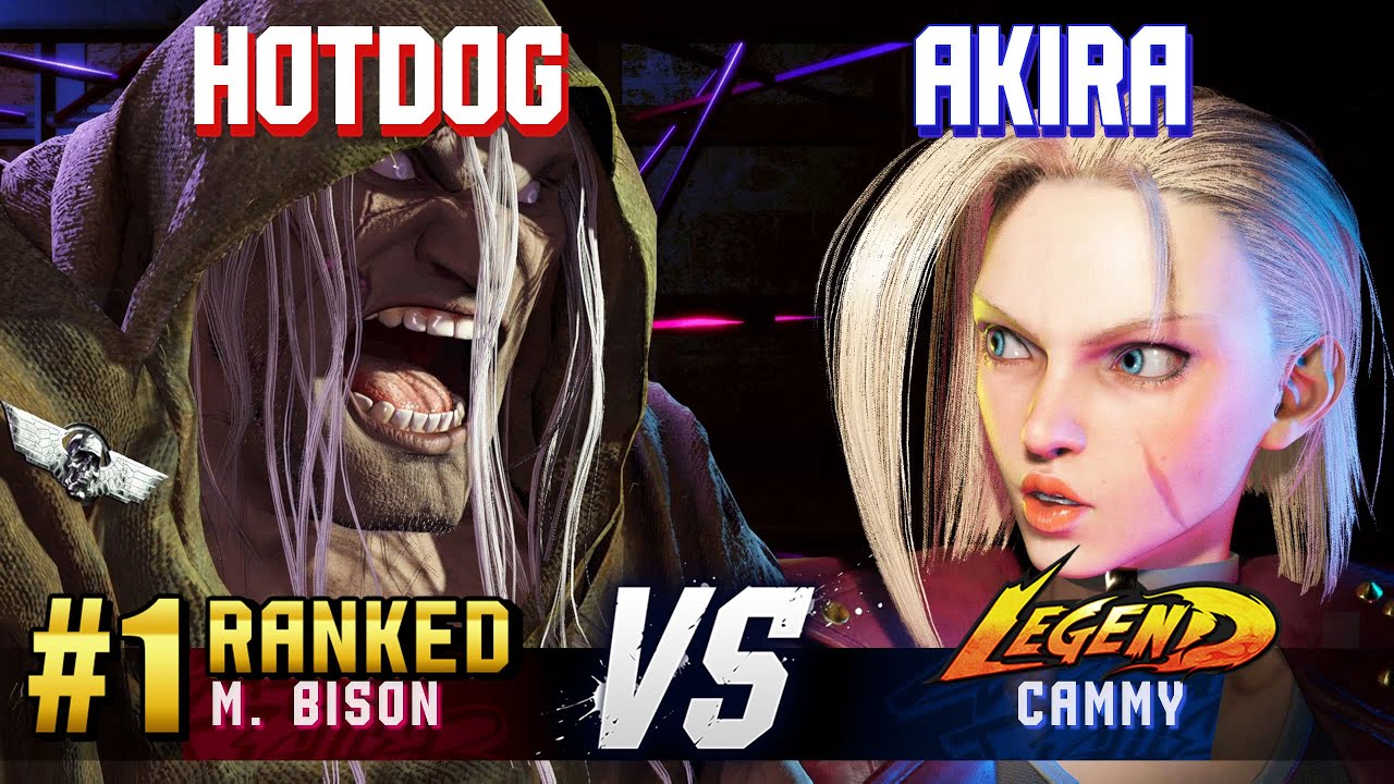 SF6 ▰ HOTDOG (#1 Ranked M.Bison) vs AKIRA (Cammy) ▰ High Level Gameplay