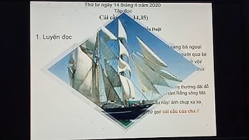 Tập đọc lớp 3 - Cái cầu - tuần 22