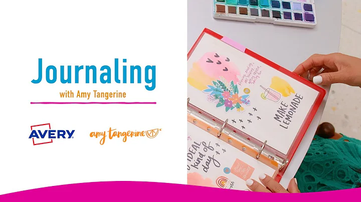 Journaling with @amytangerine + @AveryProducts