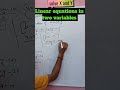 class 10th solve the value of X and Y #maths #tips #solve #equations #linear