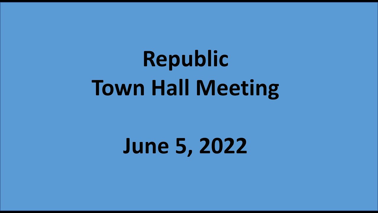 Republic MI Town Hall YouTube