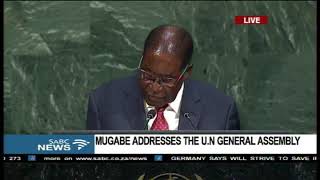 Full Speech Robert Mugabe Addresses The 72Nd Un General Assembly