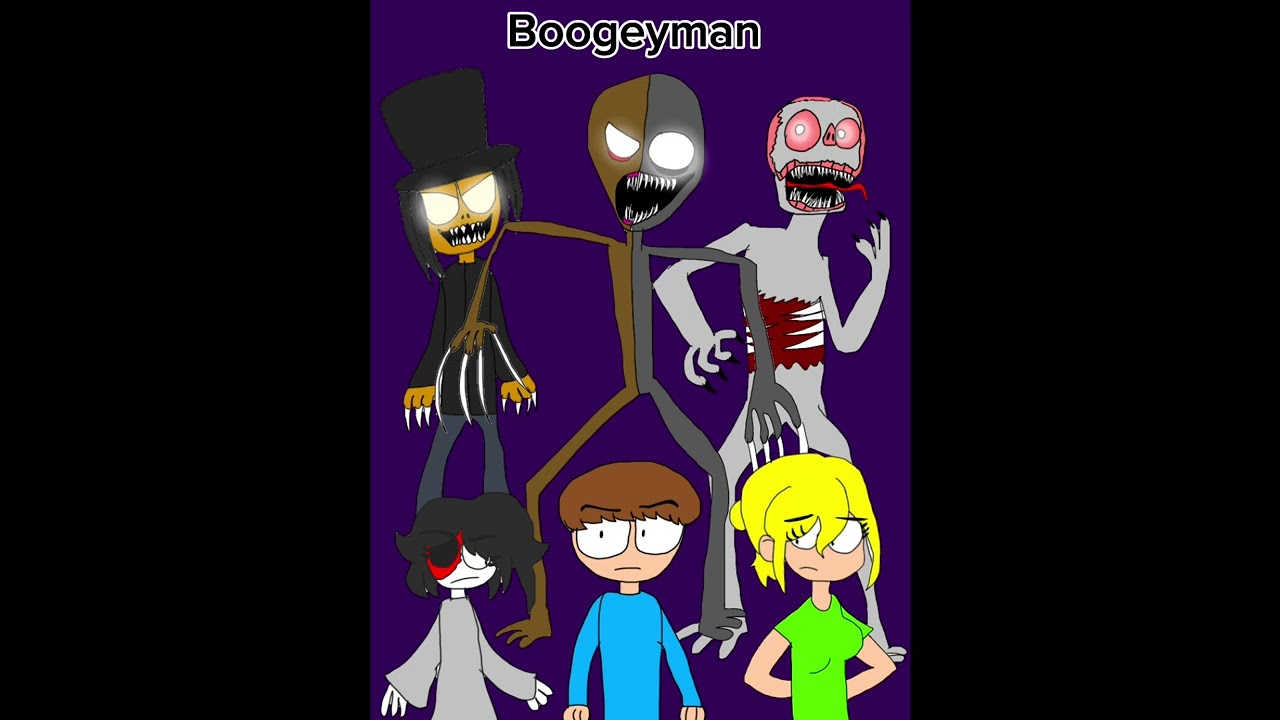 A fanart of a horror game boogeyman @kenchins540 @blarret_animates109 @crazyfuntimetazz 
