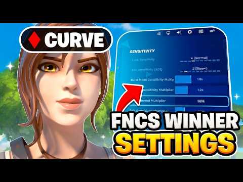 I Tried FNCS Champion CURVE's Settings... (WEIRDEST Controller Sensitivity Ever!)