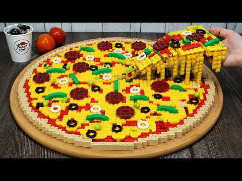 Too REAL to be LEGO: Super Cheesy Thin & Crust Pizza Recipe!