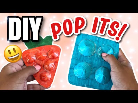 DIY POP ITS - super easy FIDGETS!