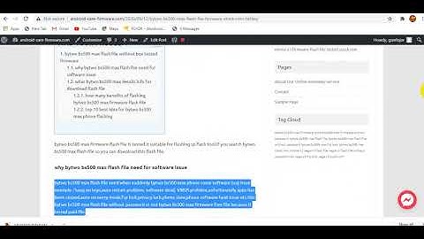 bytwo bs500 max flash file firmware stock rom testes