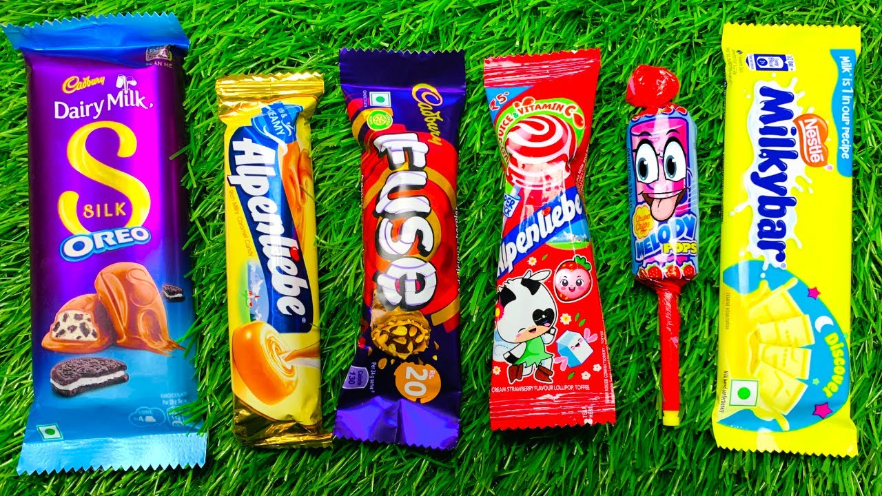 Satisfying Video Asmr Unboxing GIANT Rainbow Lollipop with Yummy Sweets Chocolate and candy Cutting.