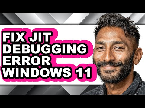 How to Fix Jit Debugging Error Windows 11 (only Way)