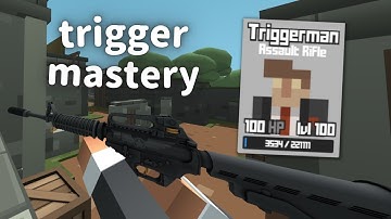 unlocking trigger mastery in krunker - ak level 100