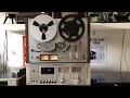 Compact cassette reel to reel 8track sound test