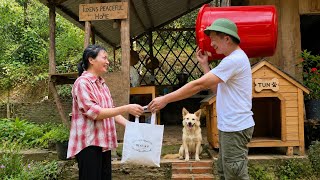 Rainy Day in the Countryside... Chuc Gifted Tuyen a Water Tank & Built Tun's House