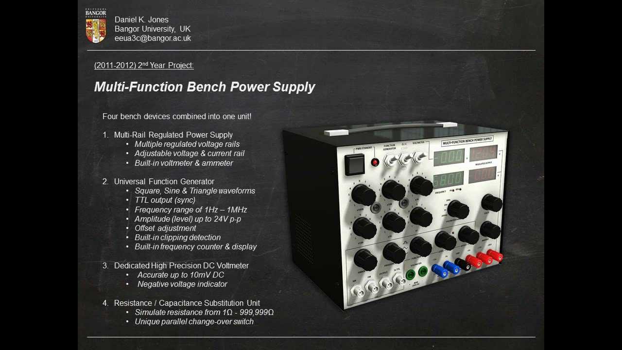 Electronic Engineering Project: Multi-Function Bench Power Supply iPresentation