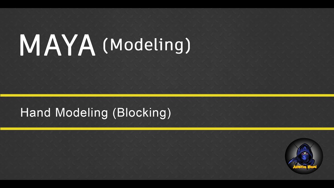 MAYA Modeling: Hand Modeling in Maya - YouTube
