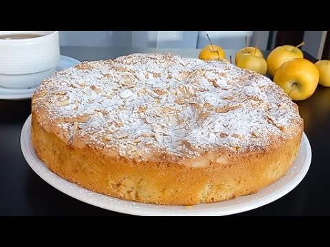 Видео: Этот ЯБЛОЧНЫЙ ПИРОГ лучший! Простой рецепт пирога с яблоками Очень вкусный!