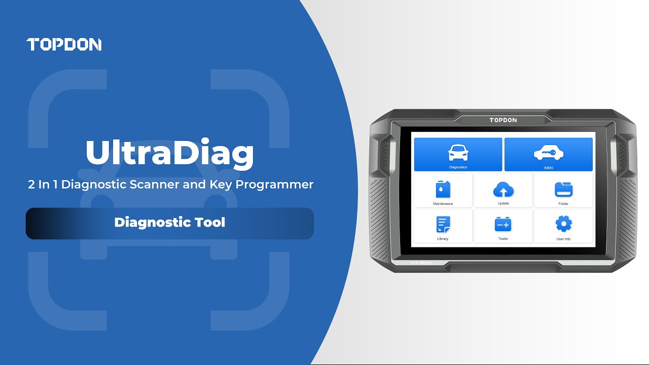 TOPDON UltraDiag  2-in-1 Diagnostic Scanner And Key Programmer
