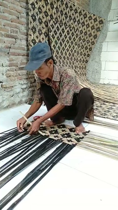 Kerajinan Anyaman Bambu Bilik Dekorasi Rumah 🏠 Keren