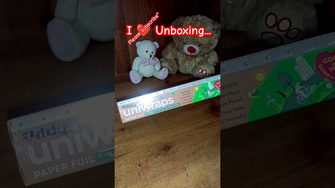 Unboxing Oddy Uni wraps Paper foil 