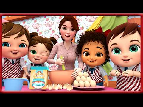 Bake a Cake With Me - Coco Cartoon Nursery Rhymes #babyshark #cococartoon #kidssongs