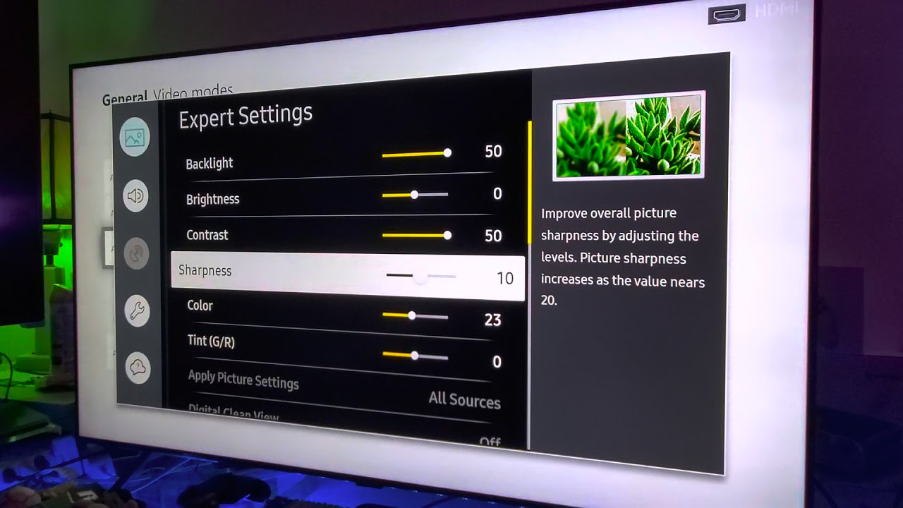 SAMSUNG'S QLED Q8FN My GAME Mode Settings 4K HDR YouTube