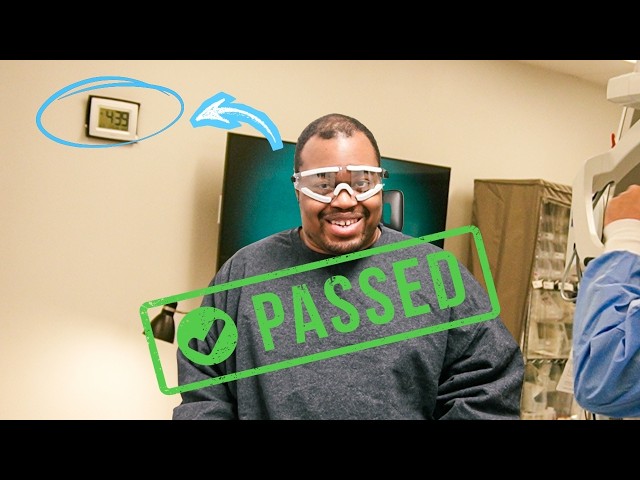 WAIT I CAN READ THAT - Edwin Reads the Clock Immediately After EVO ICL Surgery