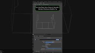 Turn Any Plane Into a Fence in Seconds Blender Wireframe Modifier Tip