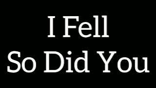 Darby Allin Theme Song 'I Fell' Lyrics