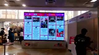 Hashtag Printer and Social Wall in Hyderabad for Sales Force by GoKapture